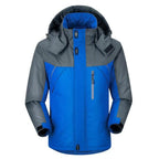 Men Winter Thick Fleece Waterproof Outwear down Jackets Coats Size Xxxl Black