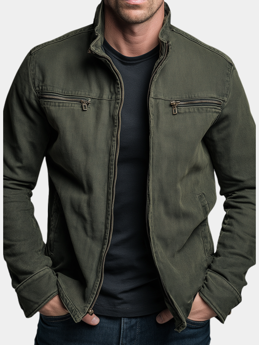 Montarello Men's Classic Cotton Jacket
