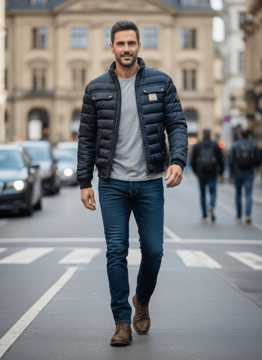 Elegance and Urban Puffer Jacket