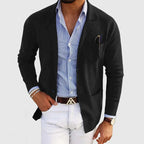 Herren Blazer Im Strickstil | Mit Lockerer Passform