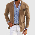 Herren Blazer Im Strickstil | Mit Lockerer Passform