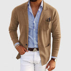 Herren Blazer Im Strickstil | Mit Lockerer Passform