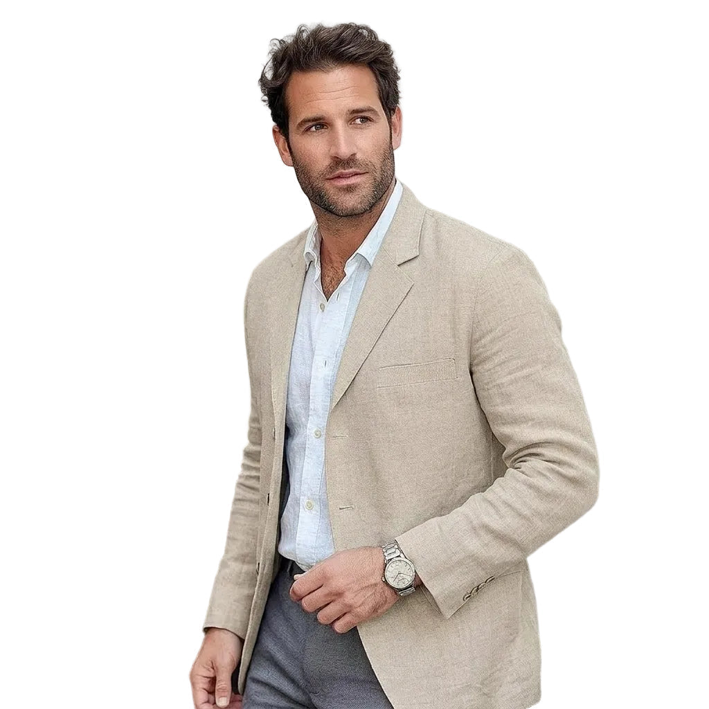Men's Linen-Blend Blazer